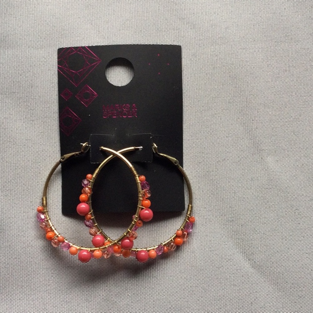 Mark and Spencer Hoop earrings